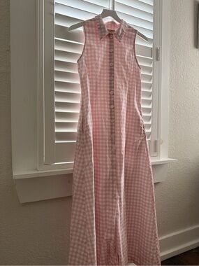 Byrdie Social Pink Gingham Dress